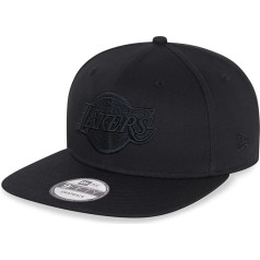 New Era Los Angeles Lakers NBA Black on Black 9Fifty Snapback Cap