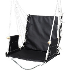 Pārnēsājams āra kempinga šūpuļtīkls HAMOCK Hanging Chair Lounger Oxford Cloth Swing Single Safety Hammocks for Backpacking Beach (krāsa: balta, caurspīdīga, brūna)