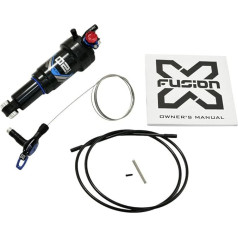 X-Fusion O2 PRO RLR aizmugurējais amortizators ar tālvadības pulti XC un Trail un AM, 165 x 38 mm, 22-XRNRLR-165-101, YB2031