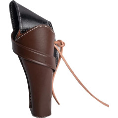 Hulara Full Grain Buff Leather Cross Draw Holster ieroču turētājs 22 .38/357 .44/45 Cal Revolver Gun Western Holster Fit 4 