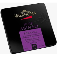 Valrhona - Les Ballotin Boites Grands Crus - Chocolat Noir - Abinao 85% - 90g