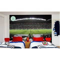 Skaista spēle Celtic FC stadions Oficiālā sienas māksla - Celtic Park stadions (2 x 2m)