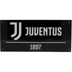 Juventus FC ielas zīme, viens izmērs, melna, melna, melna