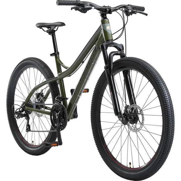 BIKESTAR Hardtail Alumīnija kalnu divritenis Shimano, 21 ātruma pārnesumu pārslēgs, disku bremzes - 26, 27,5, 29 collu riepas - 16, 17, 18 collu rāmis