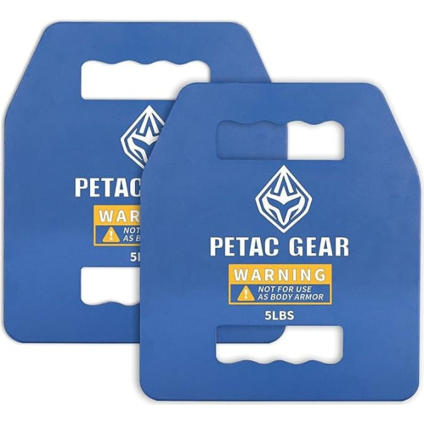 PETAC GEAR Svaru plāksnes (5 LB x 2) Svaru veste vīriešiem Treniņu stiprināšanas treniņu vestes Treniņu aprīkojums Treniņu aprīkojums Treniņu aprīkojums