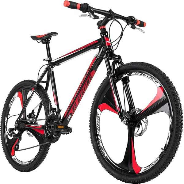 KS Riteņbraukšana kalnu velosipēds Hardtail 26 collu Sharp Black / Red