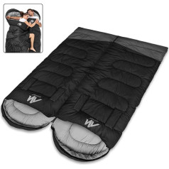 Guļammaiss Āra sega guļammaiss Couplable -20 °C - 10 °C Sleeping Bags Wide Small Pack Size 4 Seasons Waterproof Sleeping Bag 220 x 80 cm Adult for Hiking Trekking Fishing Camping and Travel