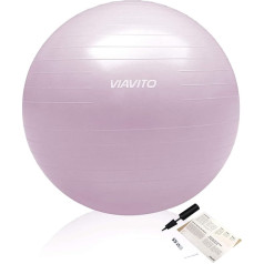 Viavito 500kg Anti Burst Exercise Ball 55cm Dusty Rose