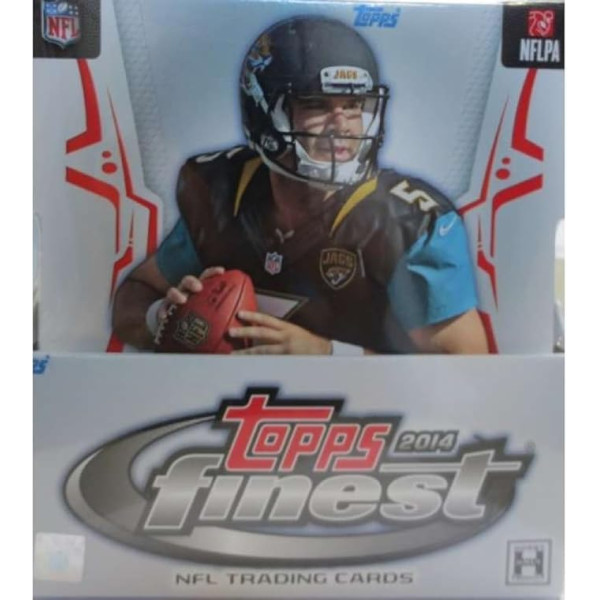 2014 Topps Finest Futbola hobiju kaste NFL