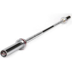 Diamond Olympic Barbell Bar 150/180/220 см Силовые тренировки [Максимальная нагрузка 330 кг] Олимпийское отверстие 50 мм Нескользящая рукоятка