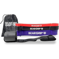 Bear Grip - Pull Up Aid Bands | Heavy Duty Resistance Bands for Assisted Pull Ups, Yoga, Stretch Mobility, Crossfit, Strength Training for