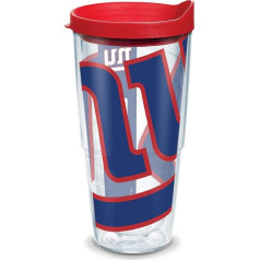 ASV ražots Tervis NFL New York Giants krūzītis ar dubultsienu izolāciju saglabā dzērienus aukstus un karstus 680ml Colossal