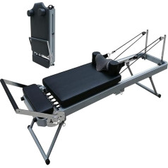 001, Pilates Reformer mašīna, Salokāma Pilates mašīna mājai, Salokāma Pilates Reformer mašīna mājas apmācībai