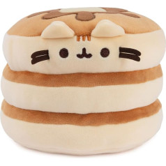 GUND Pusheen kaķis Pankūku pankūku plīša rotaļlieta, plīša rotaļlieta, pildīta rotaļlieta no 8 gadiem, brūna, 15,2 cm