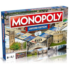 Uzvarētāju gājieni Oxford Monopoly galda spēle, dodieties uz priekšu uz galda un gūstiet panākumus, dāvana bērniem vecumā no 8 gadiem