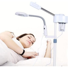 Sejas tvaika aparāts Kosmētikas tvaika aparāts Sejas tvaika aparāts sejas tvaika mašīna ar 3 x palielinošo gaismu Palielinošā lampa Sejas pirts tvaika aparāts Vapozon Spa mājas skaistumkopšanas salonam Personīgā ādas kopšana