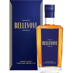 BELLEVOYE - Whisky Triple Malt - French Whisky Bellevoye Bleu - Gold Medal 2022 Global World Whisky Masters - 40% Alcohol - Origin: 100% France - 70cl