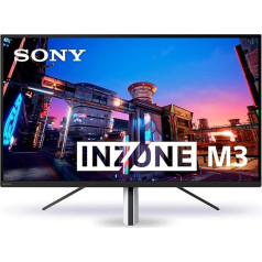 Sony INZONE M3 27 collu spēļu monitors: FHD 240 Hz 1 ms HDMI 2.1 VRR 2022 modelis, balts