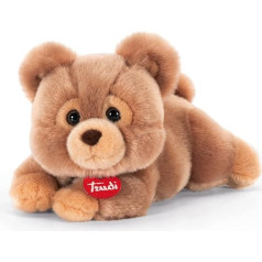 Trudi Klassik 25631 Plüschtier Teddybär Teo 19 x 16 x 23 cm, Größe S, hochwertiges Stofftier mit weichen Materialien, Plüschfigur mit realistischen Details, waschbar, Kuscheltier für Kinder, Braun