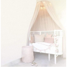 Zerodis Round Dome Hanging Baby Bed Mosquito Net Canopy aizkars Baby Kid Home Decor (haki)