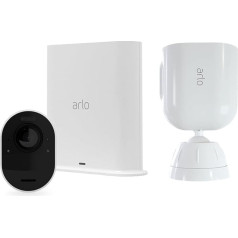 Arlo Ultra Smart Home novērošanas kameras komplekts ar 1 kronšteinu balts