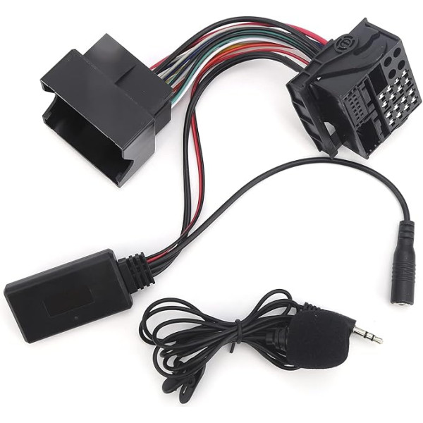 Bluetooth Aux audio adapteris Mūzikas kabeļa modulis Bluetooth 12 Pin AUX adapteris Auto Bluetooth 5.0 AUX adapteris 12 Pin Bluetooth 5.0 AUX audio adapteris ar mikrofonu 59,1 collu kabeļa nomaiņa CD30