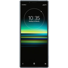 Sony Xperia 1 128 GB viedtālrunis (16,5 cm (6,5 collu) OLED displejs, trīskārša kamera, IP65/IP68, 6 GB RAM, Android 9, pelēks)