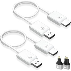 Bezvadu HDMI raidītājs-uztvērējs HDMI pagarinājums 98ft 30M Plug and Play video audio straumēšanai uz portatīvo datoru