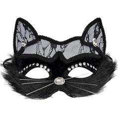 Kaķu maska Venēcijas maska sievietēm, Maskarādes maska sejai Fancy Dress, Catwoman kostīms, kaķu maska, seksīga sieviešu seja, masku maska Fancy Dress Ziemassvētki Halloween Party Girls