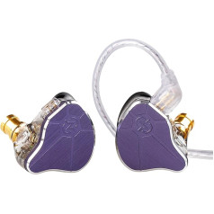 keephifi CCZ BC04 HiFi IEM In-Ear Monitor, In-Ear austiņas 1BA+1DD IEM austiņas, vieglas spēļu austiņas ar kabeli, noņemams 5N OFC kabelis dziedātājiem, 2PIN-Z kontakti