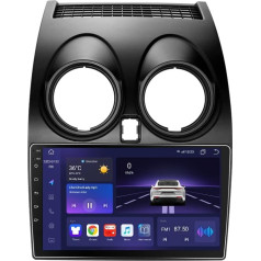 hizpo Android 13 Auto radio Nissan Qashqai (2006-2013) GPS navigācija Nissan Qashqai Radio atbalsta Apple Carplay/Android Car Mirror Link Bluetooth WiFi GPS DAB+ 8-core (4GB + 32GB)