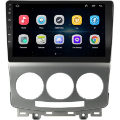 EZoneTronics Carplay Android Auto Radio Stereo priekš Mazda 5 2005-2010 ar 9 collu skārienjūtīgo ekrānu Augstas izšķirtspējas GPS navigācija Bluetooth USB WiFi Mirror Link SWC Player 2G RAM + 32G ROM