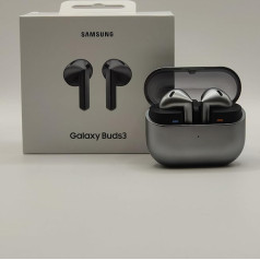 Samsung Galaxy Buds3 SM-R530 pelēkas Bluetooth austiņas In-Ear IP57 USB-C uzlādes korpuss