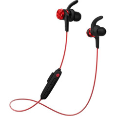 1MORE iBfree In-Ear Sportkopfhörer drahtlose (Bluetooth 4.2, IPX6 Wasserdicht，In-line Fernbedienung mit Mikrofon) für iPhone, Android Geräte - E1018BT, Rot