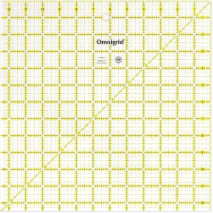 Omnigrid šujamais, kvadrātveida, 31,3 x 31,2 cm Līmeņi segām, akrila, bezkrāsaini, 12-½