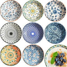 8 gabali deserta bļodas keramikas, Tapas bļodas, garšvielu bļodas, mazas, iemērkšanas bļodas, porcelāns, servēšanas bļodu komplekts, plakanas keramikas iemērkšanas bļodas, iemērkšanas bļodas, mazas keramikas bļodas, sojas, garšvielas (i