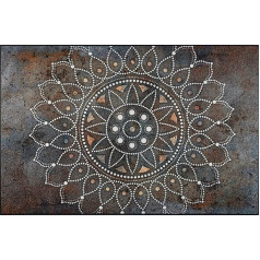 Wash+Dry Madhana Durvju paklājs 115 x 175 cm Krāsains Iekštelpu un āra mazgājams krāsains