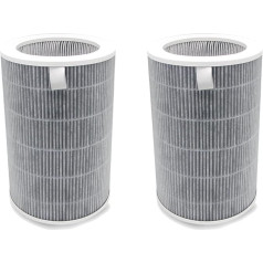 Trade-Shop gaisa attīrītājs HEPA filtrs, saderīgs ar Xiaomi Mi Air Purifier 1, 2, 2C, 2H, 2S, 3, 3C, 3H, Max, Pro, aizvieto SCG4021GL, iepakojumā 2 gab.