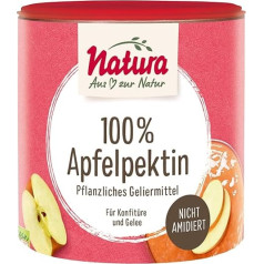 Natura 100% ābolu pektīns - 100 g - augu želejošā viela bez cukura no tīra pektīna - vegāns un bez glutēna - ideāli piemērots ievārījumu un džemu pagatavošanai