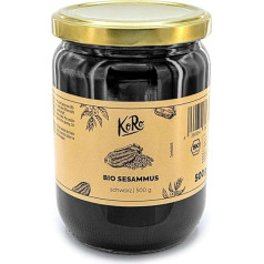 Koro - Bioloģiskais melnais sezams - 500 g - īsts gardums no 100% bioloģiskā melnā sezama.