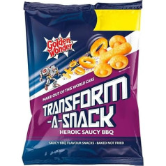 Golden Wonder Transformers Chips BBQ - 90g - 6 gab. iepakojums