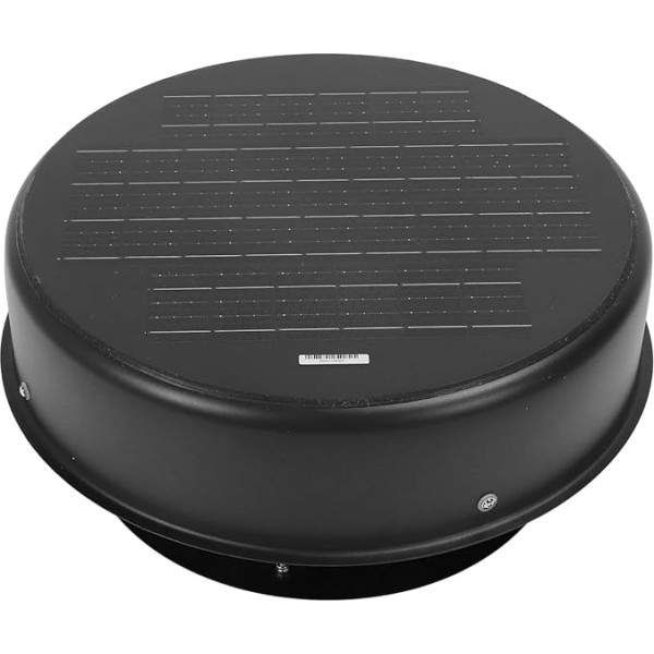 TOPINCN jumta saules ventilators, alumīnija, nerūsējošā tērauda, saules enerģijas ventilators, profesionāls, efektīvs, enerģiju taupošs, apaļš, lietusdrošs dizains