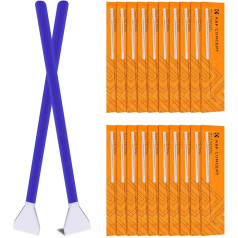 K&F Concept sensora tīrīšanas komplekts ar 10 mikrošķiedras tamponiem 12 mm M4/3 kamerām
