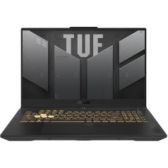 ASUS TUF TUF Gaming F17 klēpjdators, 17,3 collu Full HD 16:9 IPS displejs, Intel Core i7-13620H, 16 GB RAM, 1 TB SSD, NVIDIA RTX 4060, Windows 11, QWERTZ tastatūra, pelēks, mecha Grey