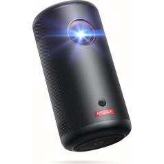 Nebula Capsule3 Mini Beamer, Smart Projektor, 1080p, WLAN, 200 ANSI-Lumen, Tragbarer Beamer, mit GTV, Netflix Vorinstalliert, Dolby Digital, 120-Zoll Bild,integrierter Akku(Vispārējs)