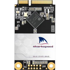 SSD mSATA 64GB Sharkspeed Plus iekšējais mini SATA SSD disks, 3D NAND cietais disks, iekšējais augstas veiktspējas cietvielu disks mini datoriem, piezīmjdatoriem, planšetdatoriem, datoriem (64GB mSATA)