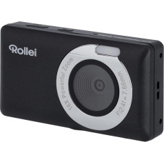 Rollei Compactline kabatas digitālā kamera - 50 MP, 16x digitālā tālummaiņa, 2,7K video kvalitāte, kompakta un viegla ceļošanai, lietotājam draudzīgs dizains