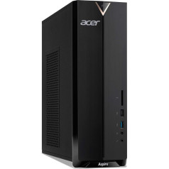 Aspire XC-886 - Intel Core i5 9400-8GB - 512GB M.2 PCIE SSD - neliela izmēra (8,5L) - USB Type-C - bezvadu - BT5.0 - Windows 10 Home - bez KB un peles. QWERTY tastatūra - vācu