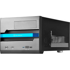 SilverStone Sugo Micro ATX Cube Case SST-SG12B Black