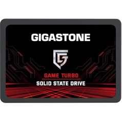 Gigastone SATA SSD 512GB 2,5 collu 3D NAND līdz 550MB/s iekšējais SSD SATA III SSD cietais disks Saderīgs ar klēpjdatoriem un datoriem Darbvirsmas cietvielu 2,5 collu SLC kešatmiņas veiktspēja